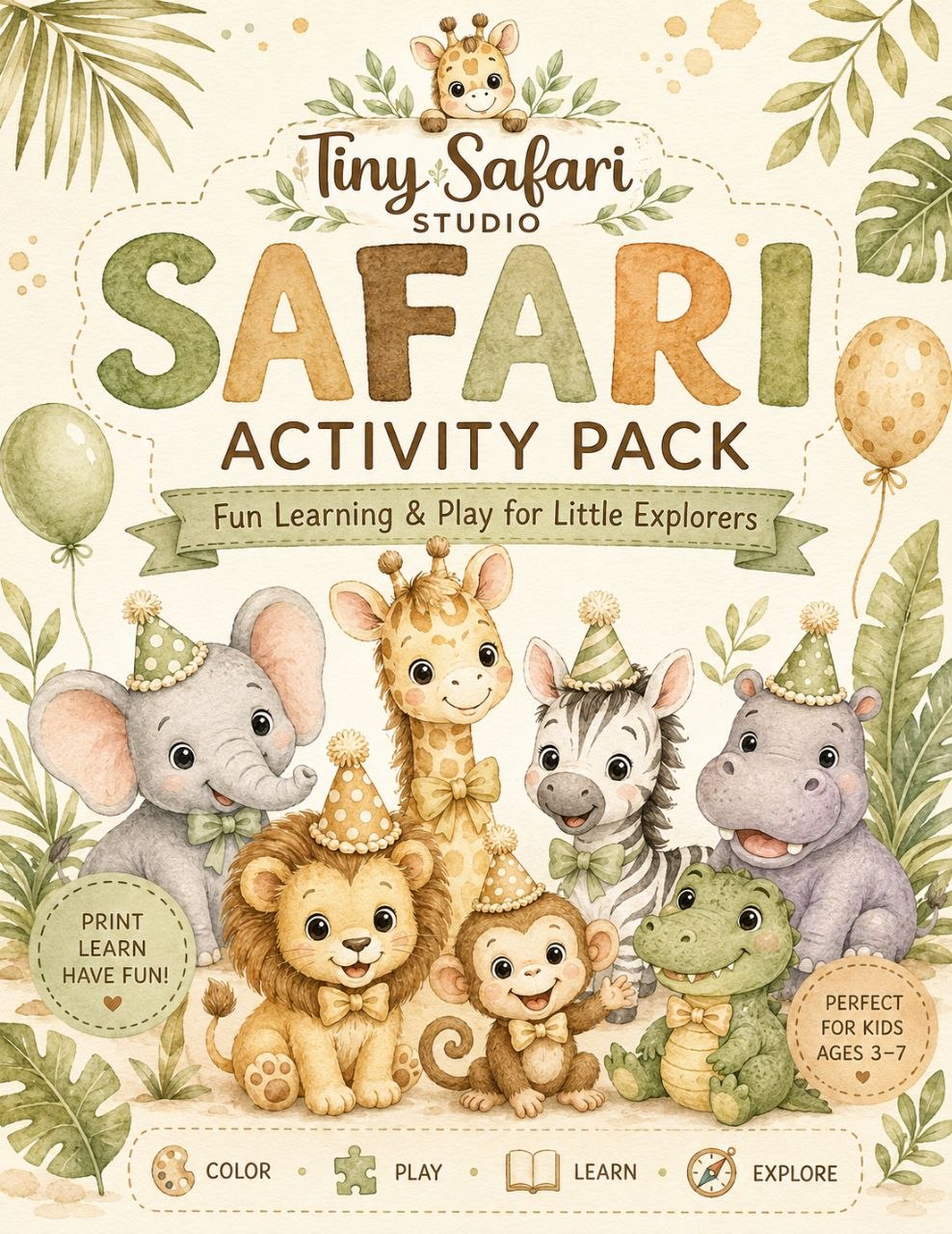 Safari Activity Pack cover