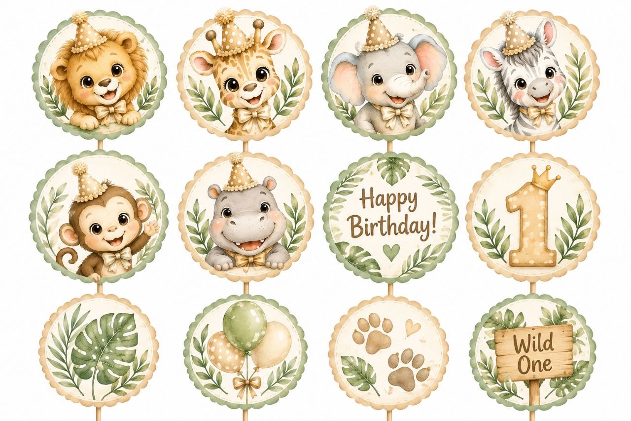 Cupcake Toppers set 1