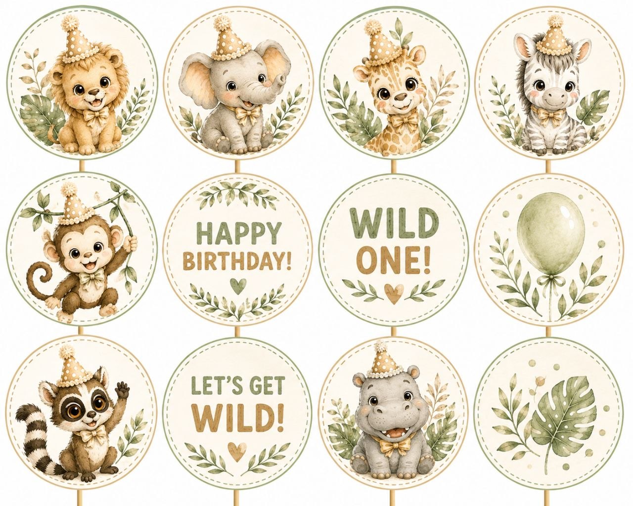 Cupcake Toppers set 2