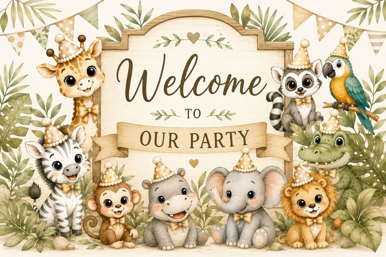 Outdoor Party Banner
