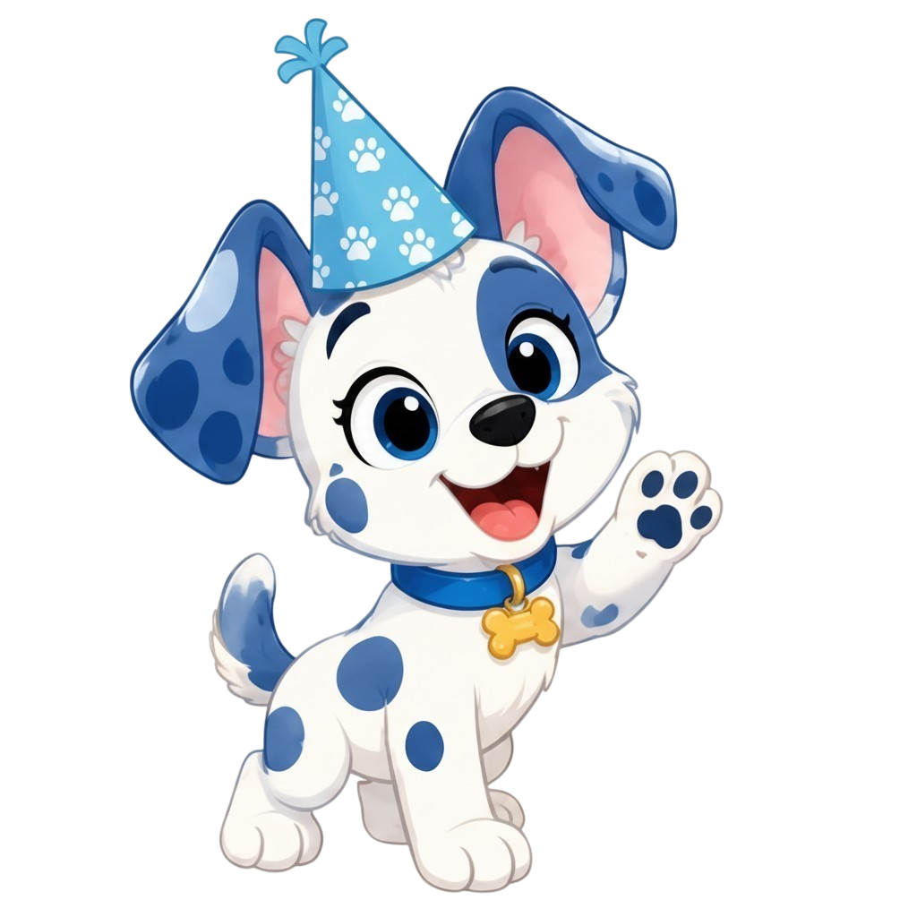 PAWS UP! puppy character preview