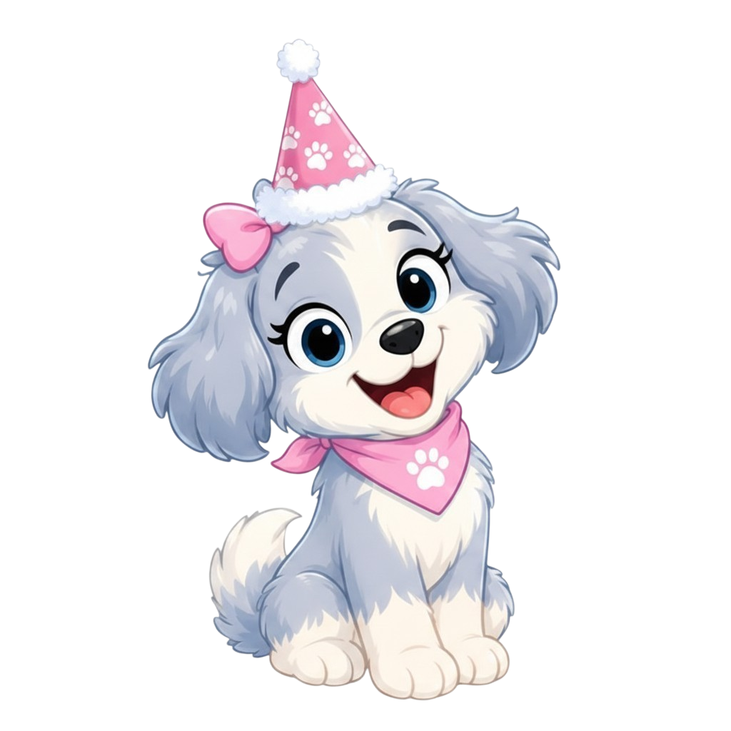 PAWS UP! printable puppy character 6