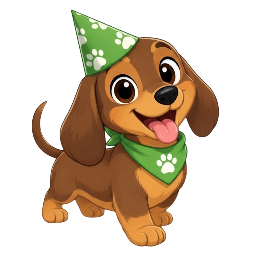 PAWS UP! printable puppy character 8
